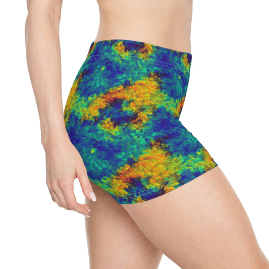 Ocean Blue Radiance Women's Shorts - Stay Cool & Stylish All Summer Long